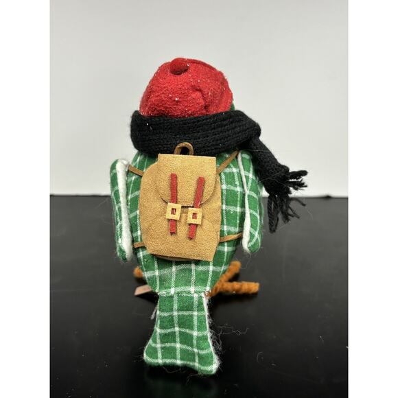 Target Wondershop 2018 Featherly Friends MAUS Christmas Fabric Bird W/ Backpack - Picture 4 of 7